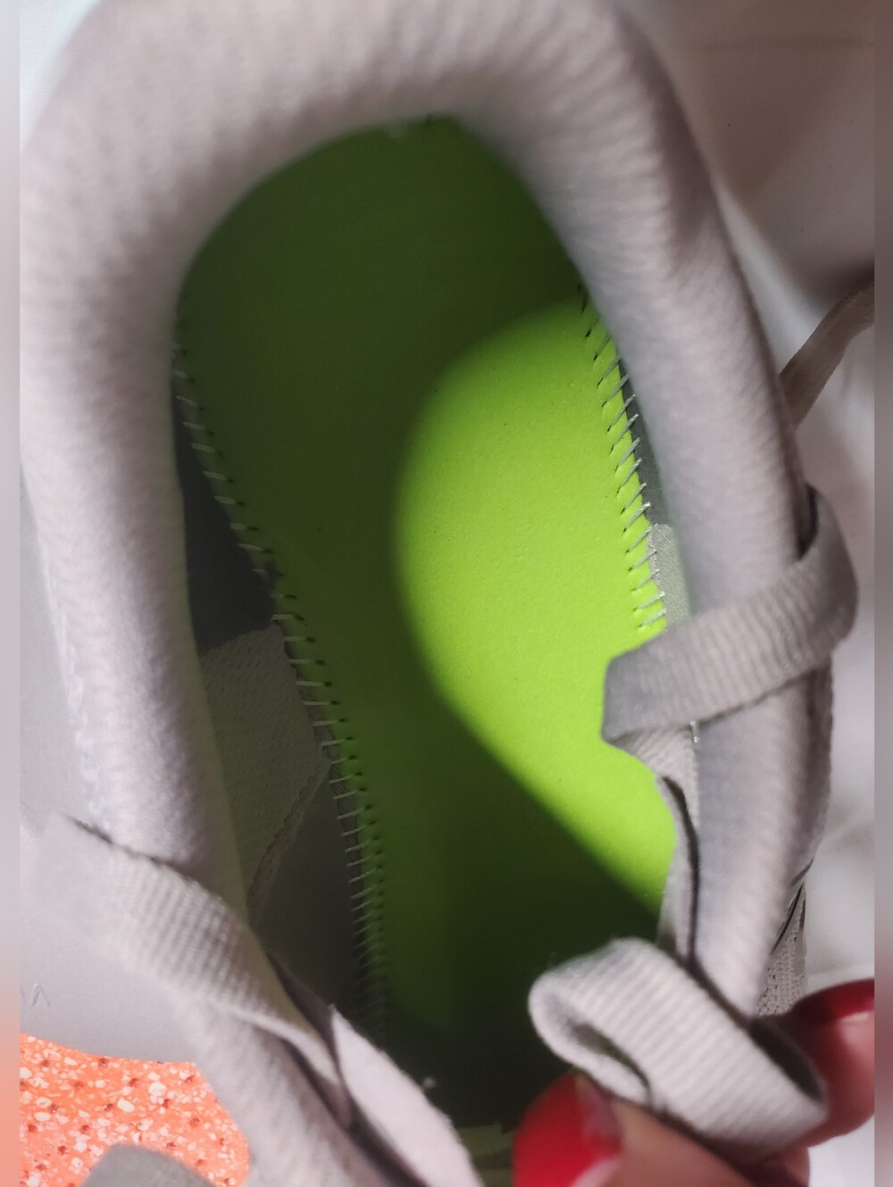 Vionic Women's Walk Max Gray Knit Athletic Sneakers with Mint Sole Size 7 - Picture 15 of 16